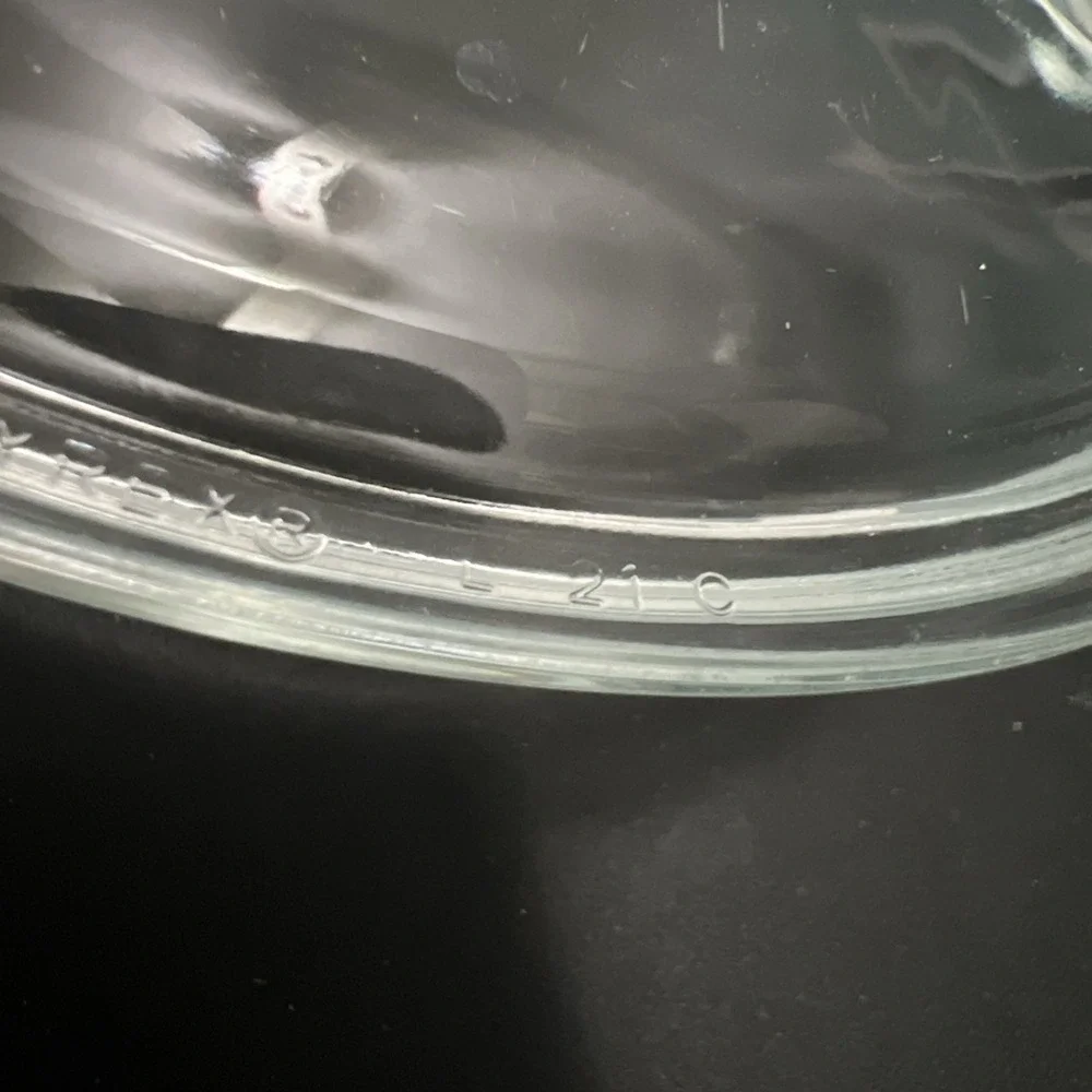 Pyrex Replacement Lid Round L21C‎ Moon Handle